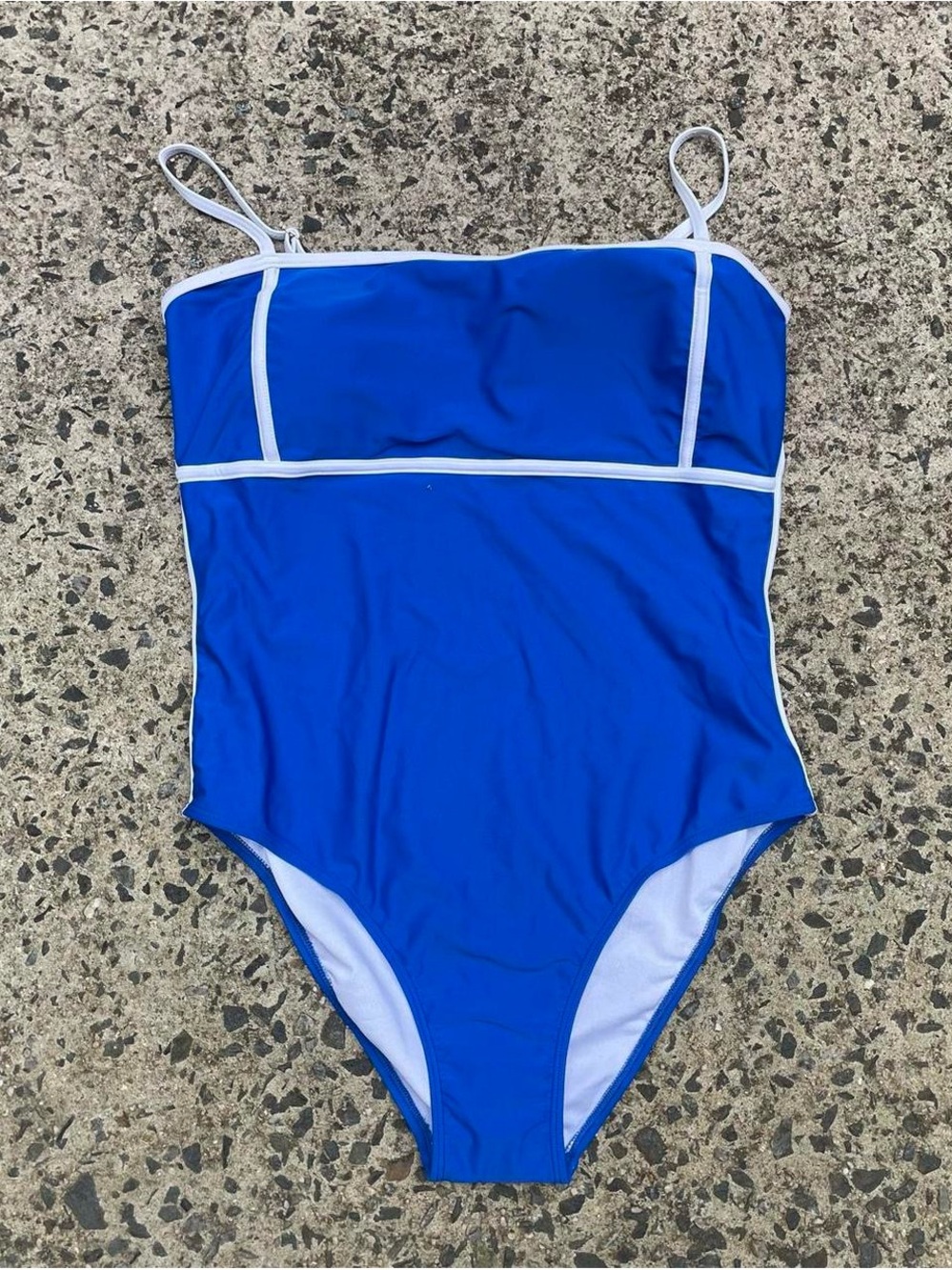 Classic Blue One-Piece Swimsuit